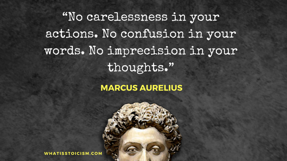 Marcus Aurelius - No imprecision