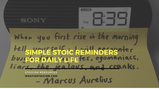 Stoic Reminders