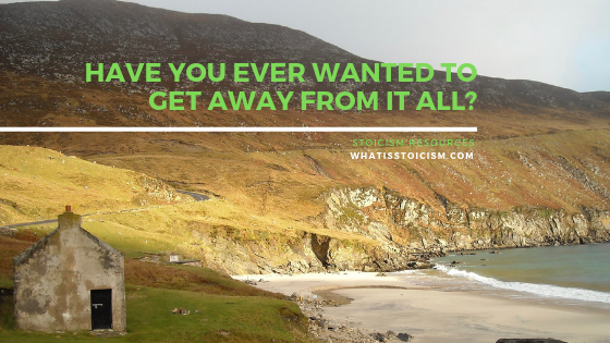 Have You Ever Wanted To Get Away From It All?