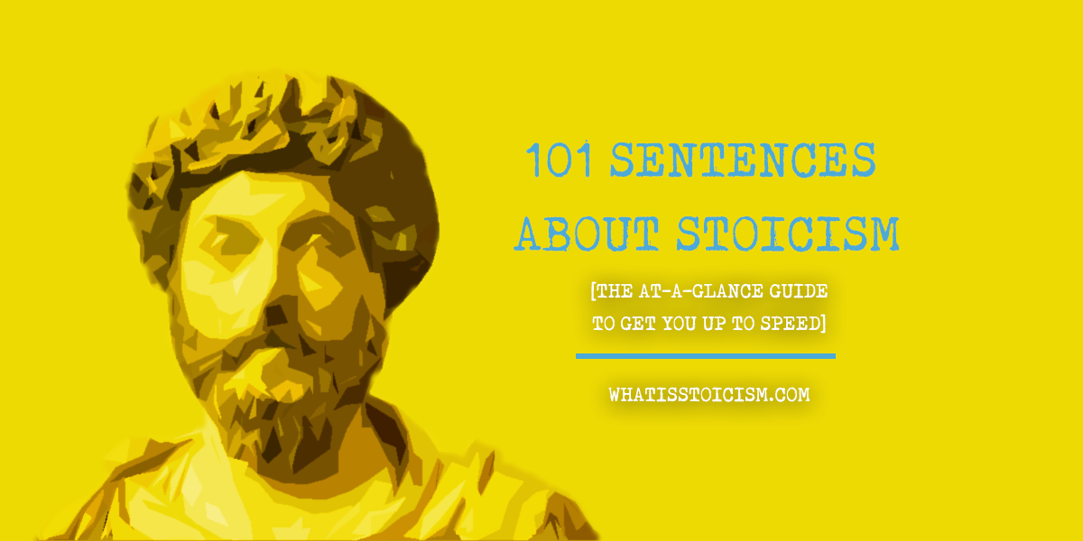 101 Sentences About Stoicism