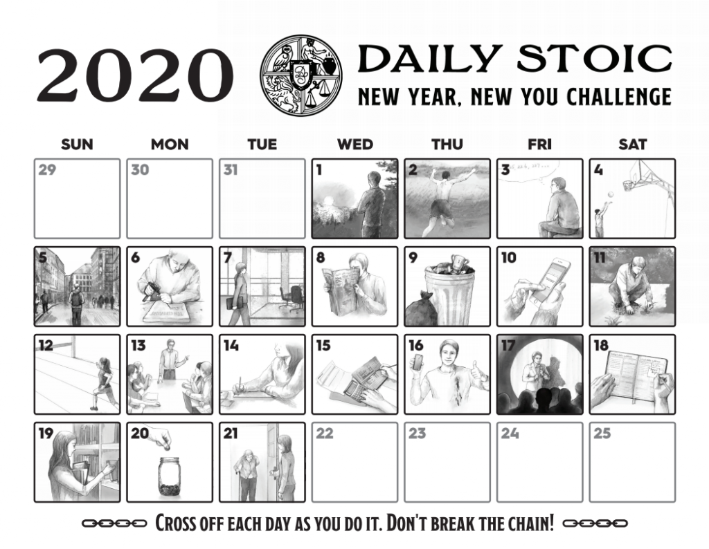 Daily Stoic New Year New You Challenge