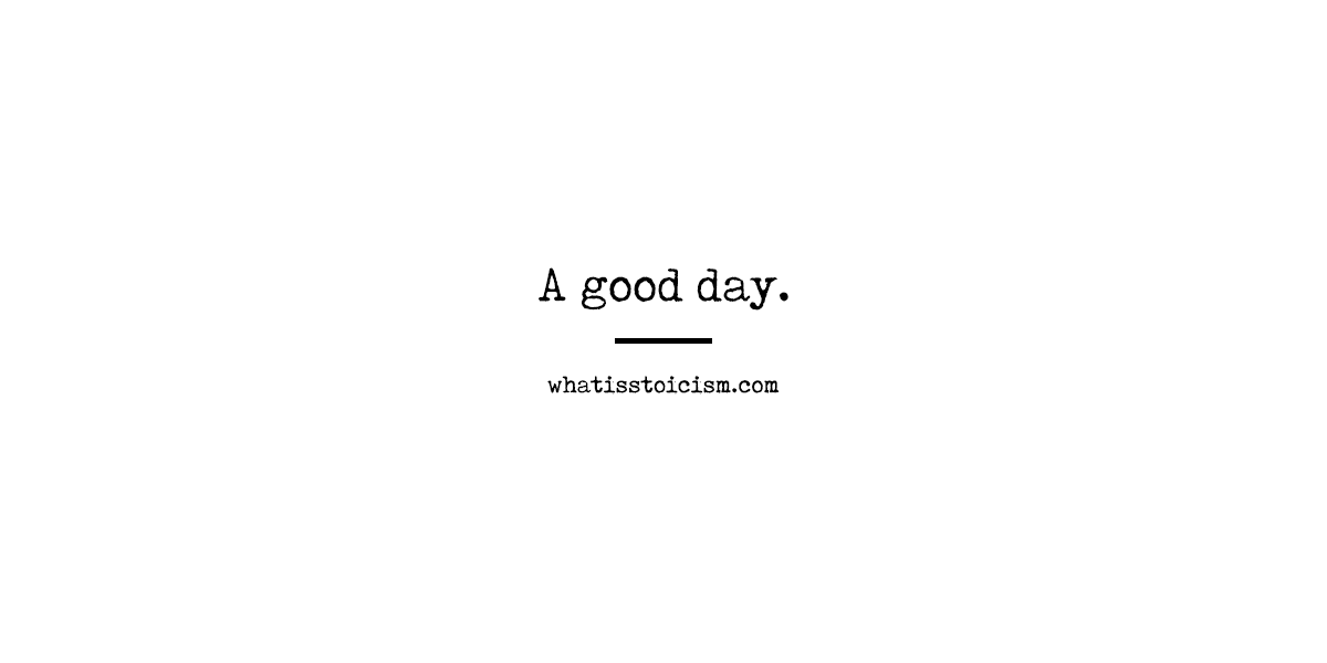 Read more about the article A Good Day