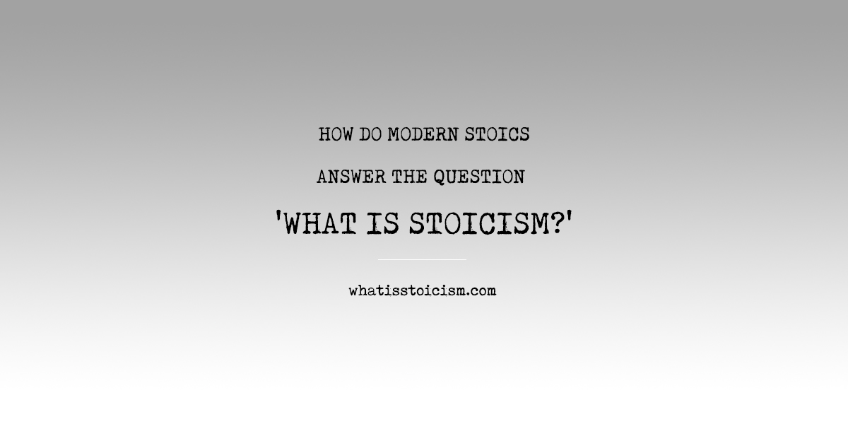 Modern Stoics