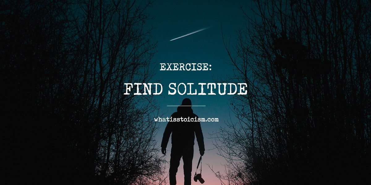 You are currently viewing Exercise: Find Solitude