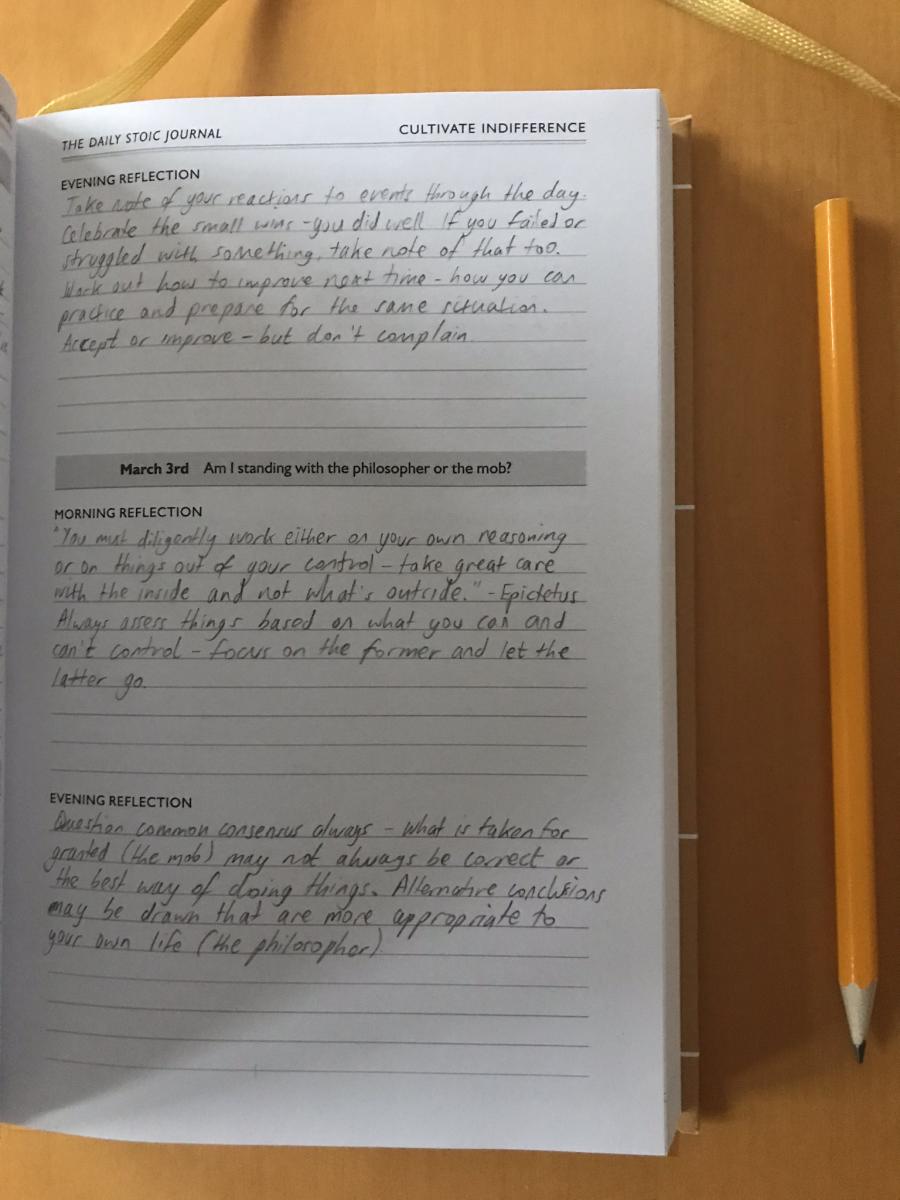 How to Keep a Stoic Journal 7 Days of Example Entries What Is Stoicism?